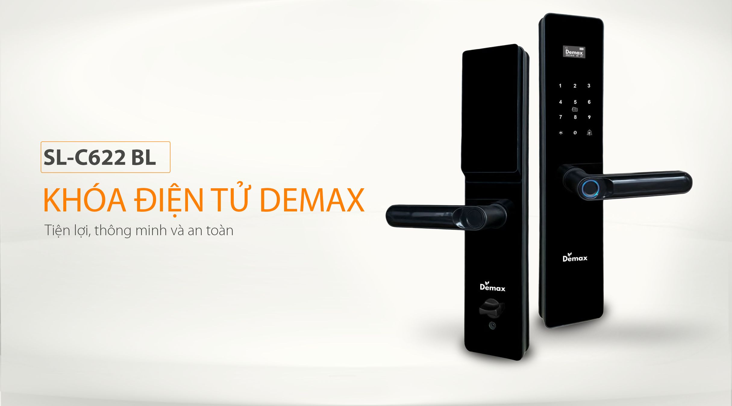 Khóa điện tử Demax EL-C622 BL